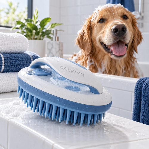 Soft-Touch Bath Massage Brush by CALVIYN