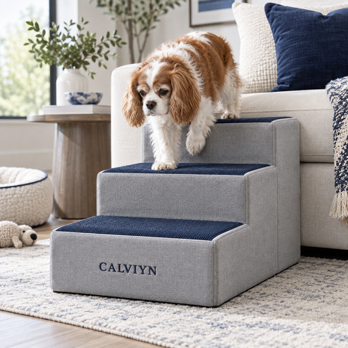 Low-Step Pet Access Stairs by CALVIYN